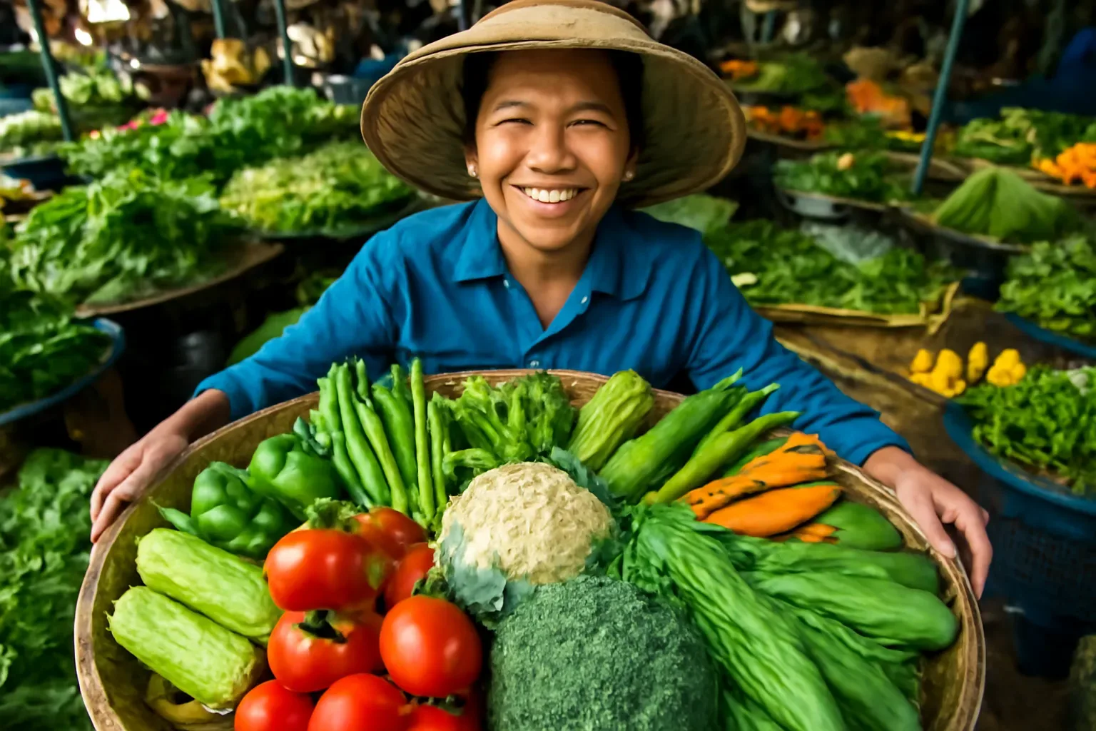 Ăn rau đúng mùa để ít thuốc: lịch rau miền Bắc và miền Nam