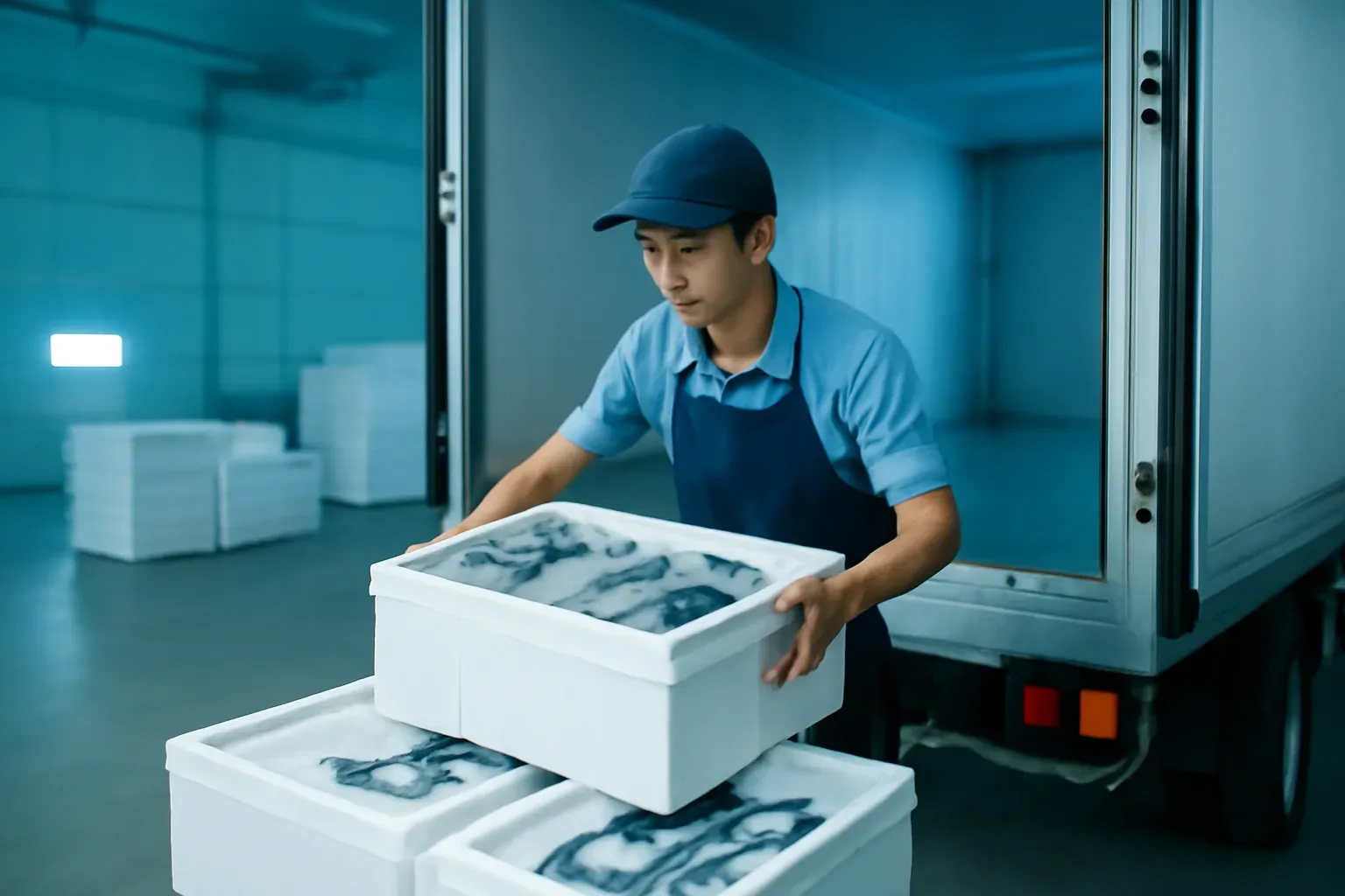 Chuỗi lạnh cho sản vật tươi: nhiệt độ chuẩn, đá gel, đá khô và giới hạn